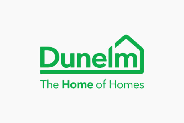 Dunelm logo the home of homes