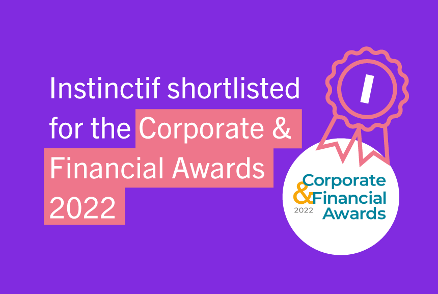 See you at the Corporate & Financial Awards 2022