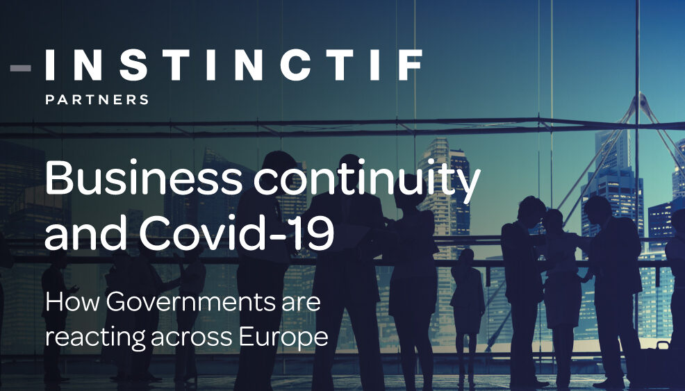 Business continuity and Covid-19 – how Governments are reacting across Europe