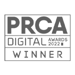 PRCA Digital Awards 2022 winner logo