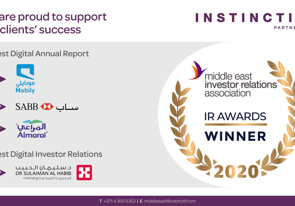 Instinctif clients dominate MEIRA’s digital award categories