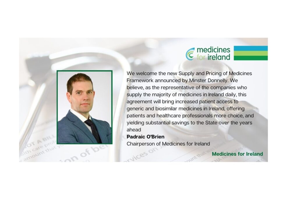 Increasing access to affordable medicines for patients across Ireland