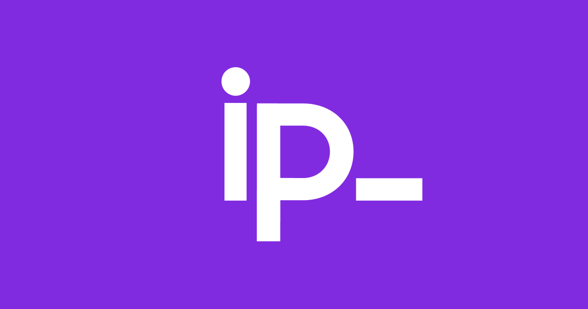 instinctif partners IP logo white on purple background